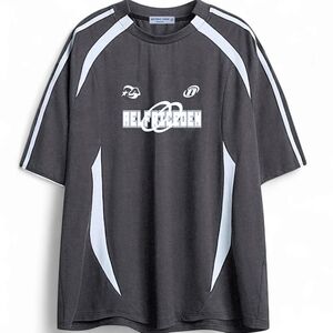 Aelfric Eden Oversized Streetwear Graphic Tee – Size Large, Dark Gray